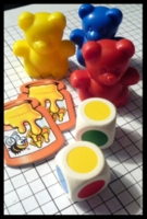 Dice : Dice - Game Dice - Bear Buddies by Ravensburger 2 Different Cubes 1997 - Resale Shop Jan 2011